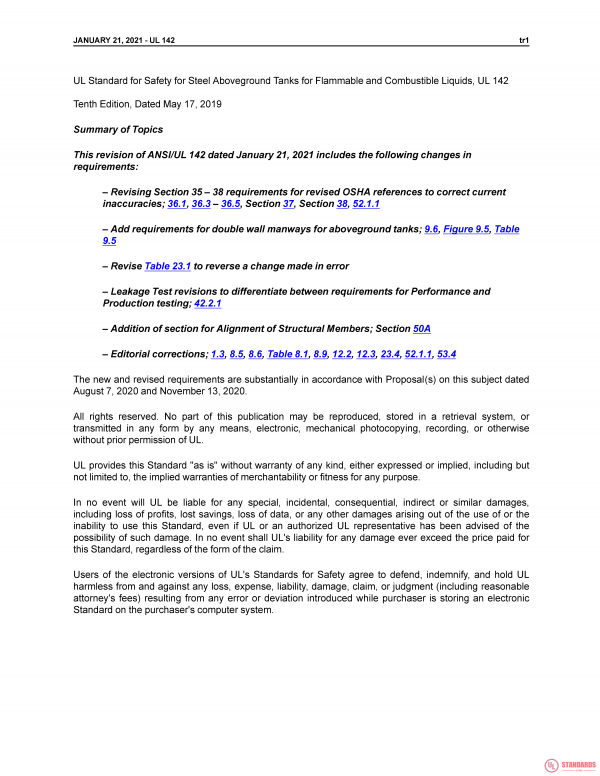 UL 142 PDF UL 142 PDF